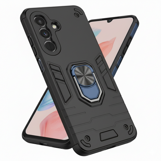 ⚙️ Samsung M56 Armor Shield Case – Rugged Protection with Magnetic Ring Stand 💪📱