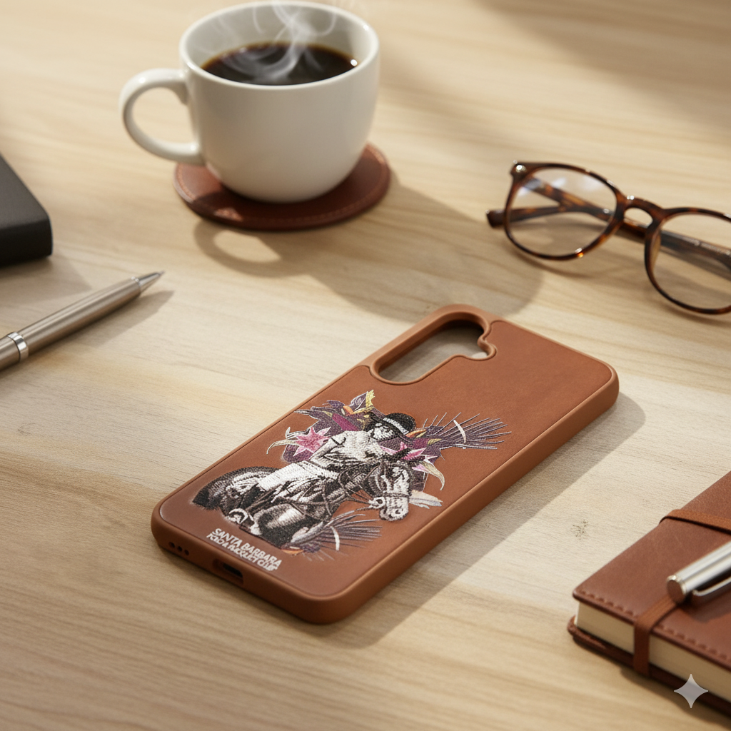 Samsung Galaxy S24 Luxury Embroidered Leather Case – Premium Protective Cover