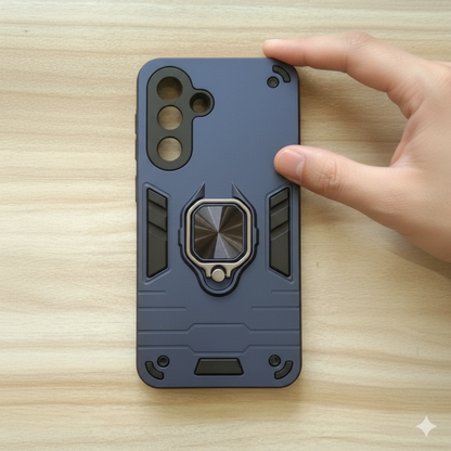 ⚙️ Samsung M56 Armor Shield Case – Rugged Protection with Magnetic Ring Stand 💪📱