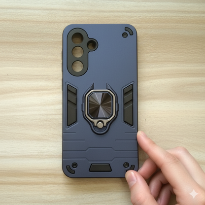 ⚙️ Samsung M56 Armor Shield Case – Rugged Protection with Magnetic Ring Stand 💪📱