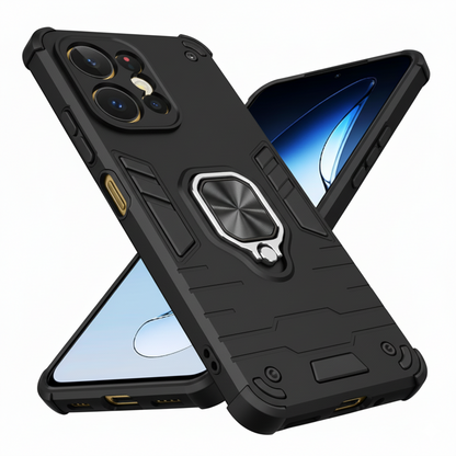 “OPPO K13 Premium Shockproof Armor Case for | Magnetic Ring Stand | Military-Grade Protection”