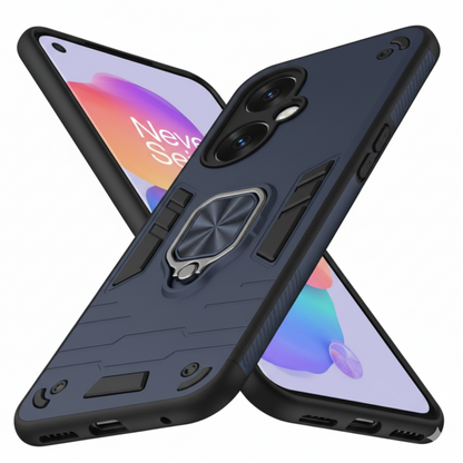OnePlus Nord CE 3 “Premium Shockproof Armor Case for | Magnetic Ring Stand | Dual-Layer Protection | Matte Finish”