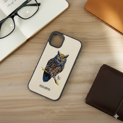 iPhone 11 Luxury Owl Case | 3D Embroidered Silicone Cover