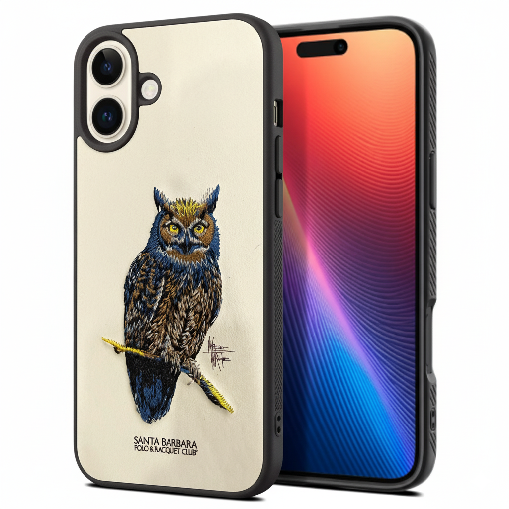 iPhone 16 Plus Premium Owl Design Back Cover – Stylish & Durable Case