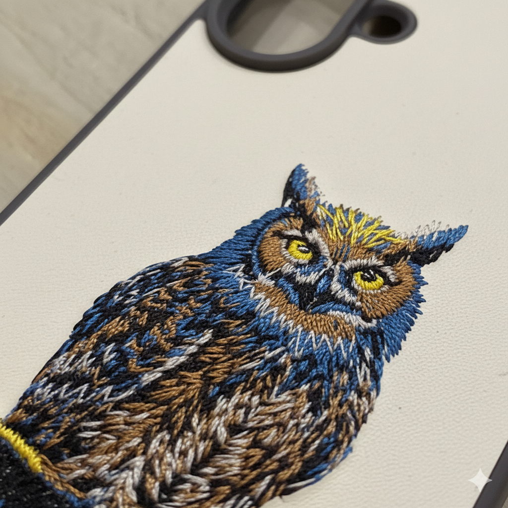 iPhone 16 Plus Premium Owl Design Back Cover – Stylish & Durable Case