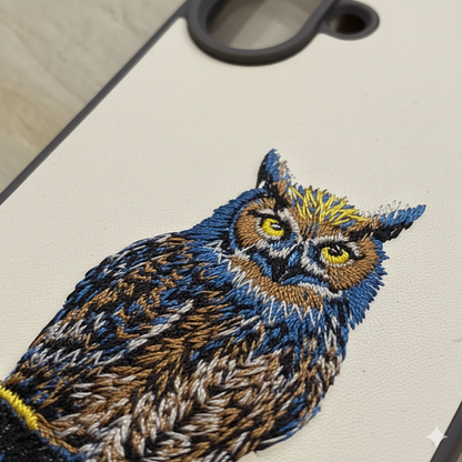 iPhone 16 Plus Premium Owl Design Back Cover – Stylish & Durable Case