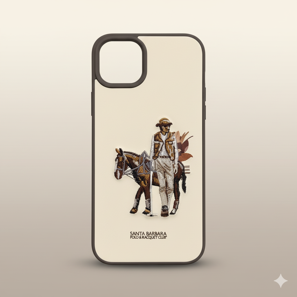 iPhone 15 Plus Polo Rider Design Case – Elegant Slim & Shockproof Back Cover
