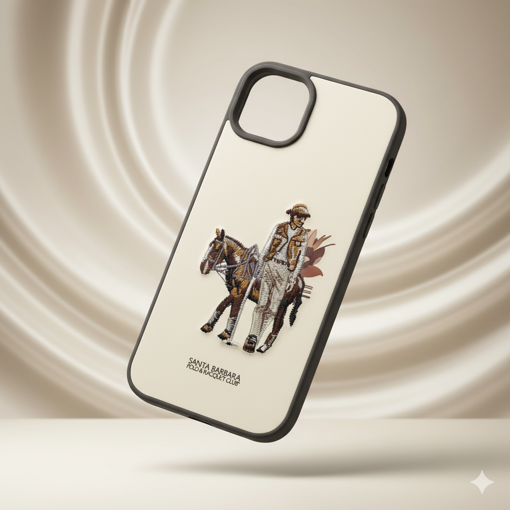 iPhone 15 Plus Polo Rider Design Case – Elegant Slim & Shockproof Back Cover