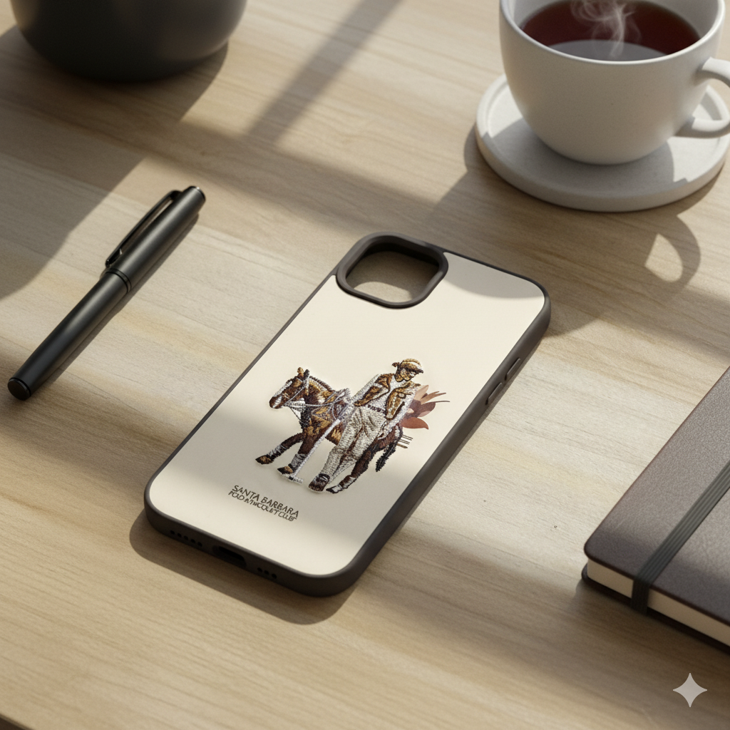 iPhone 15 Plus Polo Rider Design Case – Elegant Slim & Shockproof Back Cover