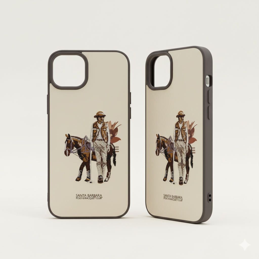 iPhone 15 Plus Polo Rider Design Case – Elegant Slim & Shockproof Back Cover