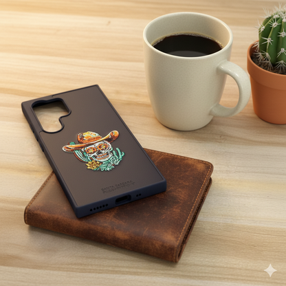 Samsung S25 Ultra Embroidered Skull Edition Case – Luxury Back Cover for Men & Women