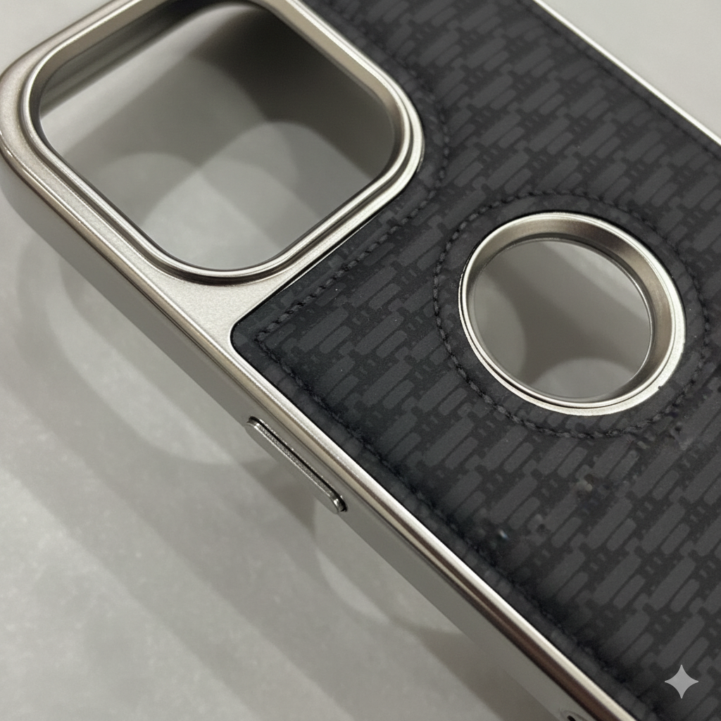 iPhone 13 Pro Carbon Fiber Texture MagSafe Case – Premium Shockproof Protective Back Cover (Black and Blue )