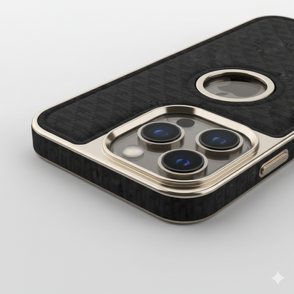 iPhone 15 Pro Premium Soft-Touch Textured Back Cover – Shockproof Luxury Protective Case (Black | Blue | Brown)